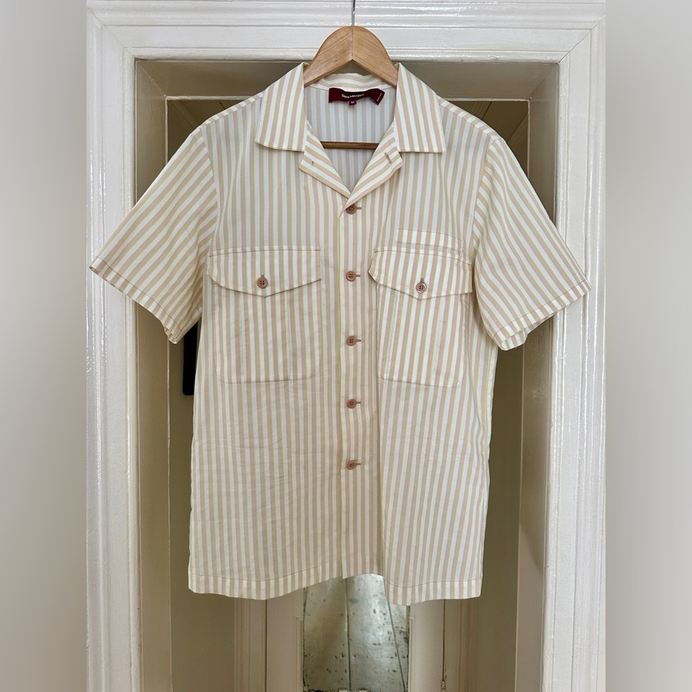 Sies Marjan Men’s Dean Striped Shirt sz M